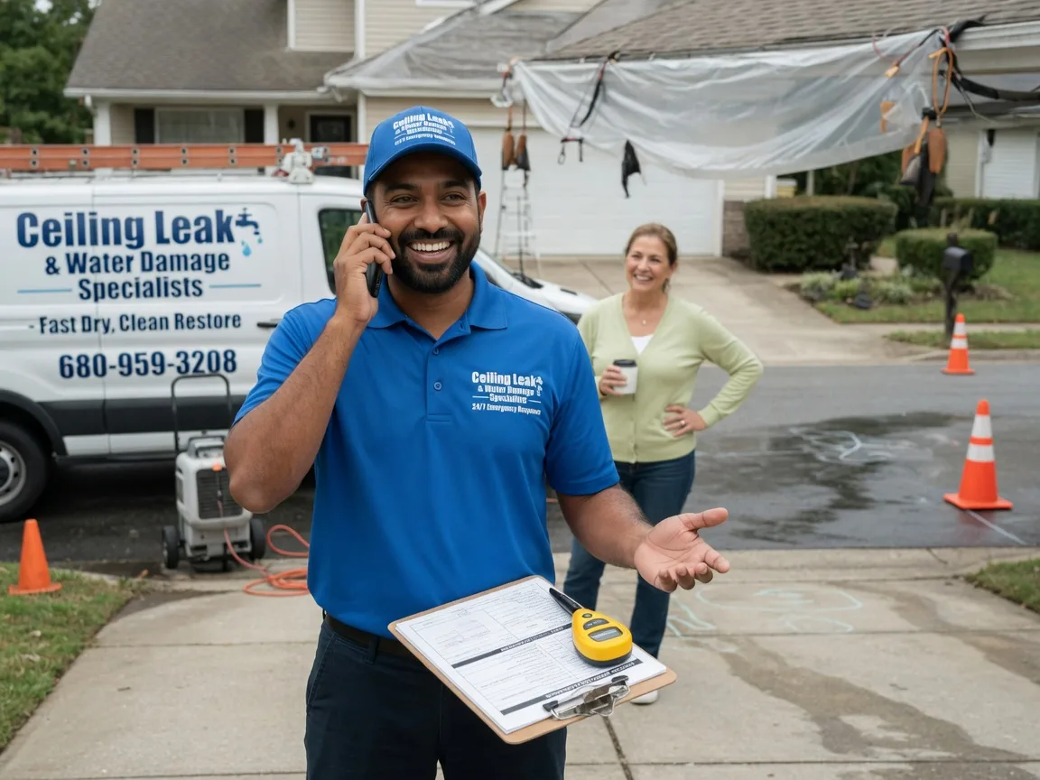Ceiling Leak Cleanup Hinton, VA FAQs