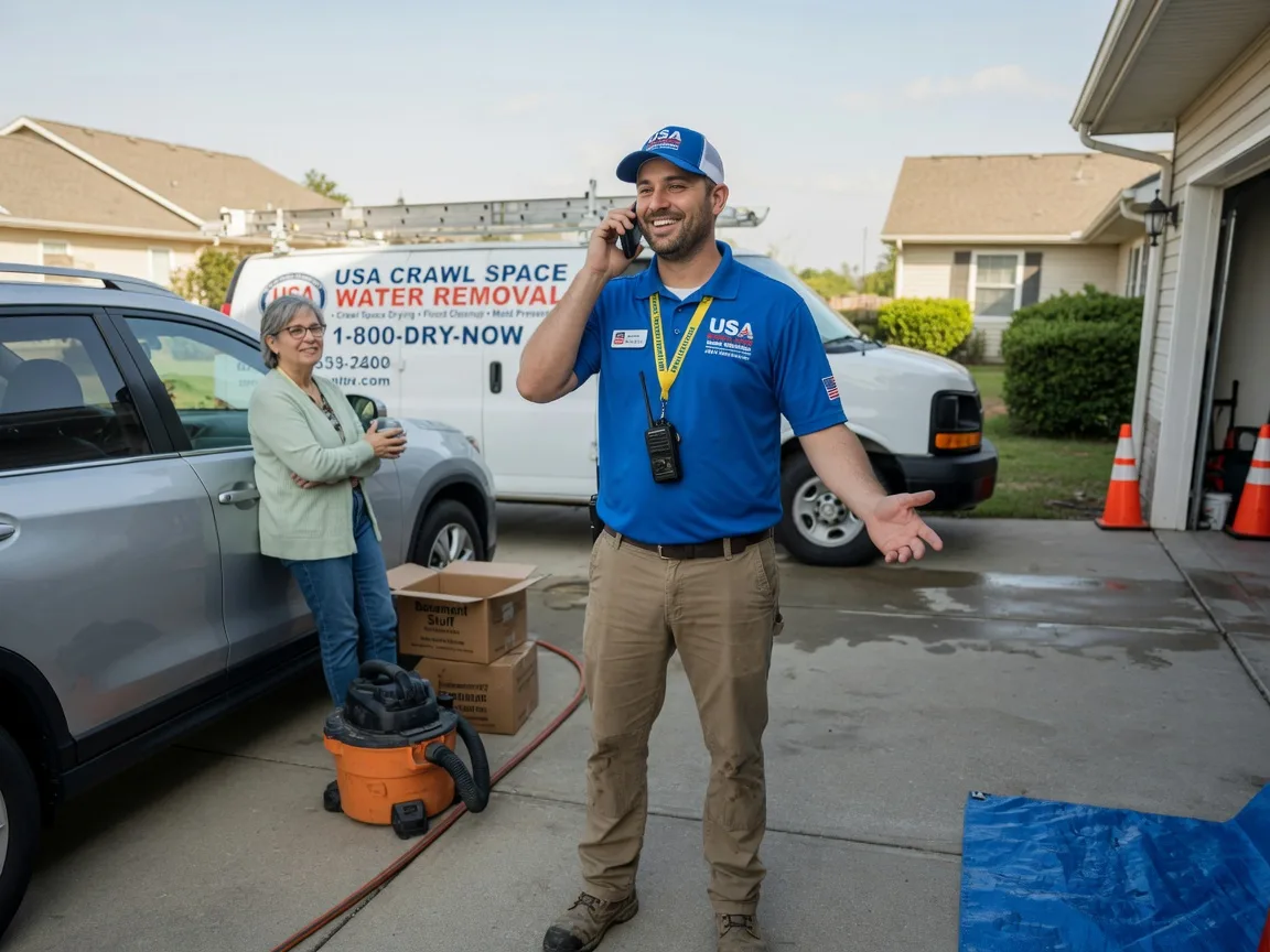 Crawl Space Water Removal Hinton, VA FAQs